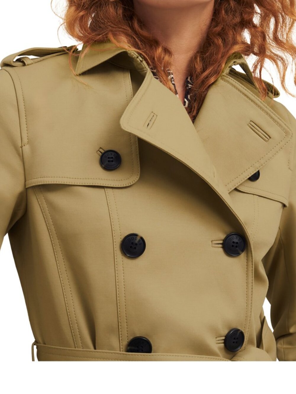 BNWOT Hobbs London tan Skylar trench coat size 6 US / 10 UK retail $495
